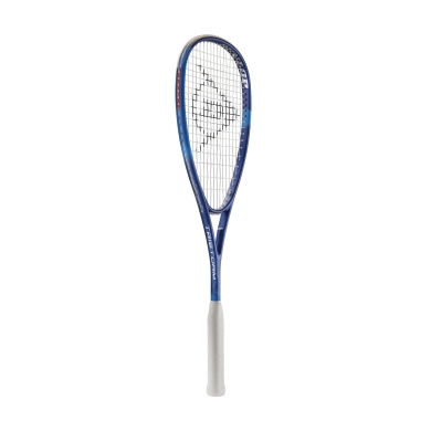 Dunlop Rakieta Squash Tristorm Elite 145g/wyważona niebieska - naciągnięta -